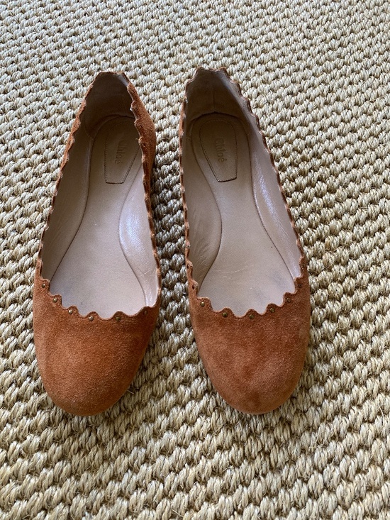 Chloe Shoes - Chloe suede Lauren flats
